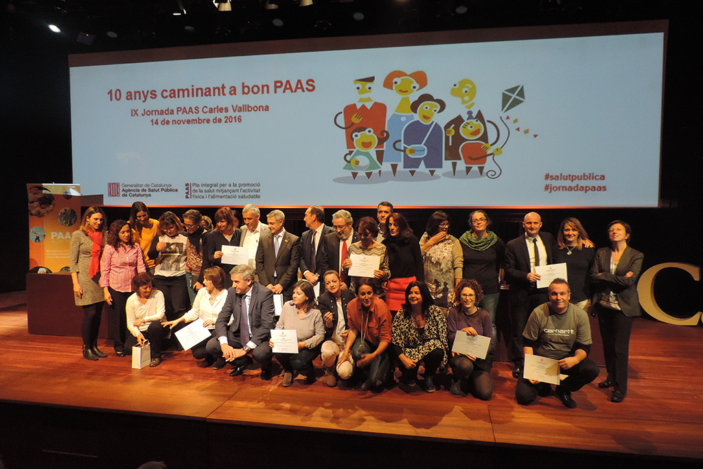 The Public Health Agency of Catalonia grants the secondary award at community level of the PAAS awards to the Child Nutrition Support Program (RAI) of the Probitas Foundation