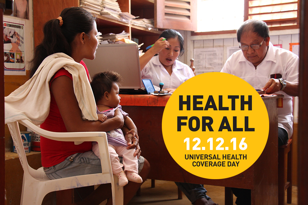 Hoy se celebra el día mundial de la Cobertura Sanitaria Universal.