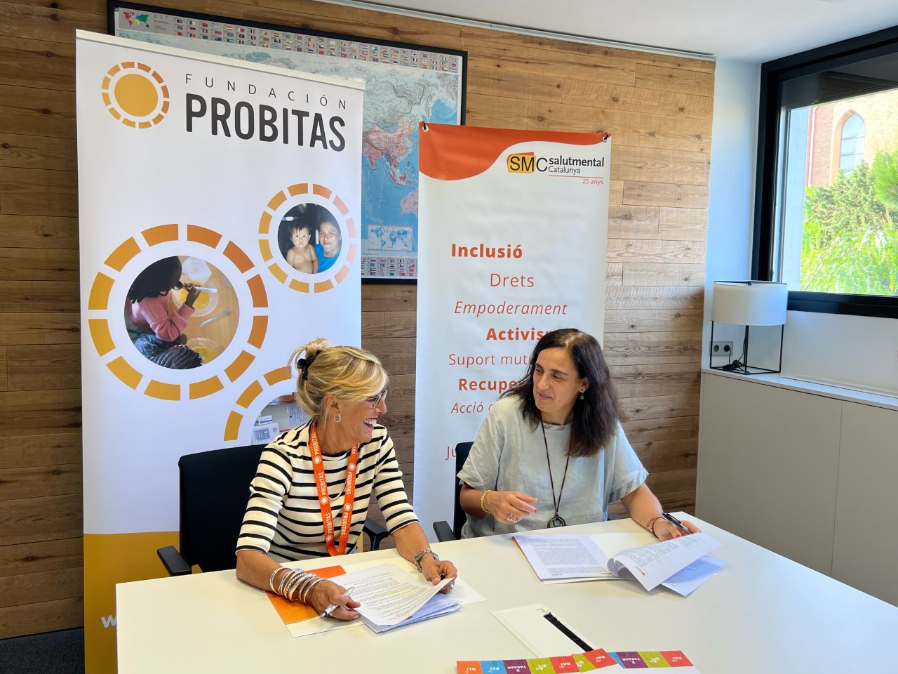Renewal of the collaboration with Salut Mental Catalunya (SMC)